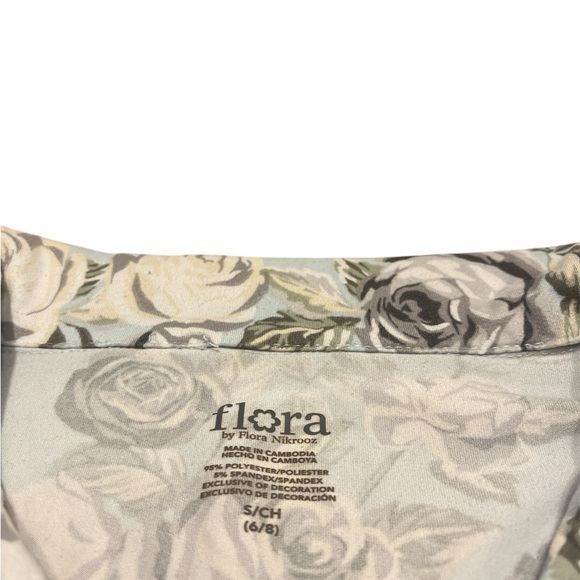 Flora by Flora Nikrooz | 2 Piece Light Blue Floral Pajamas Size Small - Picture 2 of 11